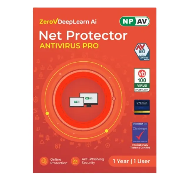 Net Protector Antivirus NPAV Pro 1Pc 1Year