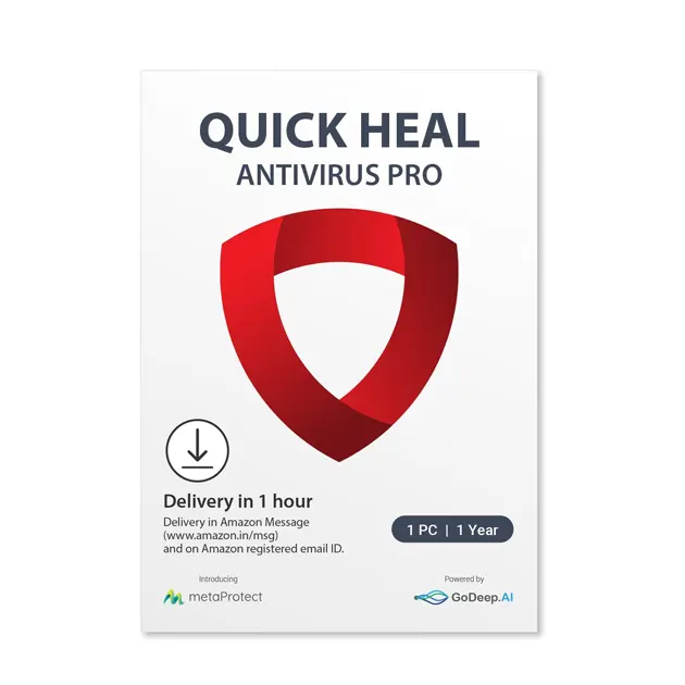 Quick Heal AntiVirus Pro — 1 PC, 1 Year