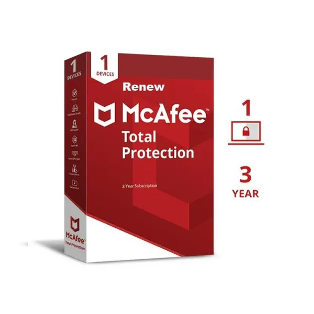 McAfee Antivirus - 1 PC / 3 Year